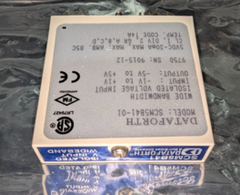Dataforth SCM5B41-01 Isolated V Input Wideband Module / 30 DAY GUARANTEE - $120.15 CAD