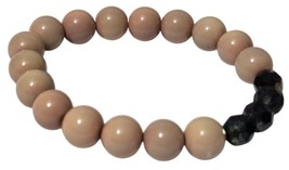 Handmade Two Layer  Beads Brown Black Fashion Bracelet - NEW - $55.17 MXN