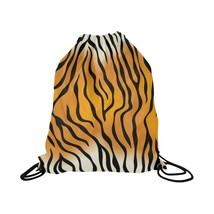 Tiger Stripes Drawstring Bag 16.5&quot;(W) x 19.3&quot;(H) - £22.18 GBP