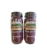 Spice Islands Merlot Salt 3.75 oz Lot of 2 Rich Red Wine Sea Salt - £20.82 GBP