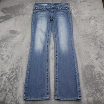 Maurices Pants Womens 30 Blue Denim Bootcut Flat Front Low Rise Jeans - £23.35 GBP
