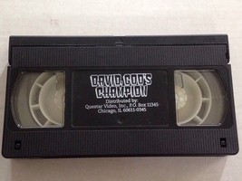 David God&#39;s Champion VHS Video Tape Kids Bible Story Movie - £6.26 GBP