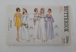 60/70's Era Vintage Butterick Wedding Dress Bridesmaid Dress 5 Versions ~Size 8 - $14.80