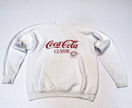 Vintage Coca Cola Classic Original Formula Crewneck Sweatshirt Sweater XL USA - £42.61 GBP