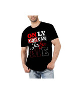 Only God Can Judge Me T Shirt   Crew Neck - Short Sleeve - Religious Tee... - $339.18 MXN