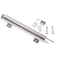 2&quot;x15&quot; 2x15 Polished Stainless 24 oz Radiator Over Flow Tank SBC BBC Chevy Ford - £40.79 GBP