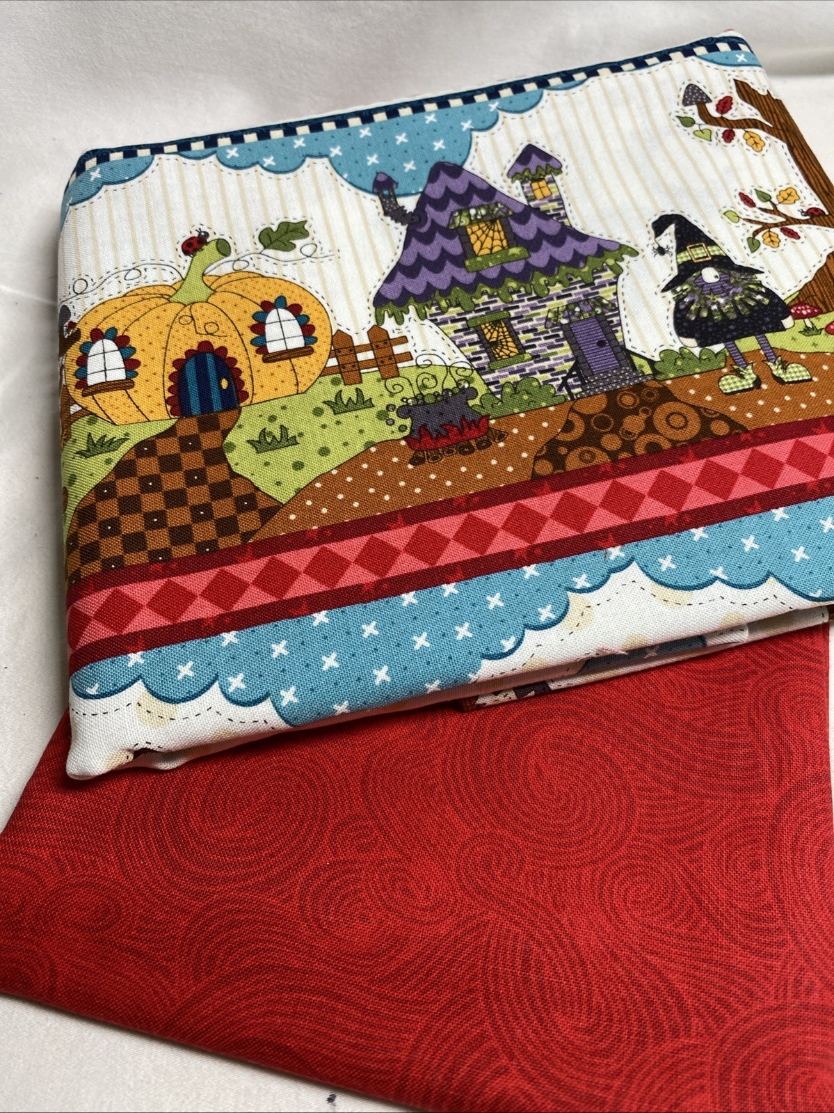 Gnome for the Holidays Easy Stripe Table Runner Quilting Kit NEW - $23.74