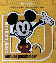 Walt Disney World Parks Mickey Mouse AP Annual Passholder Magnet - $3.99