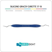 GRACEY CURETTES 17-18 SILICONE COATED SCALER DENTAL HAND INSTRUMENTS *CE* - £6.78 GBP