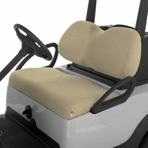Terry Cloth Golf Cart Seat Cover E Z GO EZGO Club Car Yamaha Khaki - £45.34 GBP