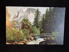 Oberland, Switzerland 1905 POST CARD from Lutschine and Wetterhorn Mountain - $2.96