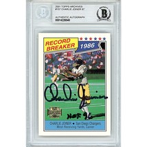 Charlie Joiner San Diego Chargers Signed 2001 Topps Archives On-Card Auto BGS - £63.63 GBP