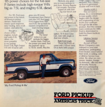 1985 Ford Pickup Trucks F150 Advertisement Vintage Automobilia America D... - $464.90 MXN