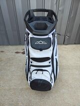 Sun Mountain C-130 Cart Golf Bag 14-Way White/Black w Raincover - $3,697.23 MXN