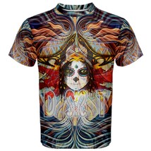 DMT dark dia de los muertos day of the death hipster full print sport t ... - £15.94 GBP