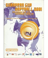 SOFTBALL - EUROPEAN CHAMPIONS CUP MEDIA GUIDE – HOLLAND 2001 - SAANTPORT  - $4.99