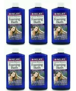 ( LOT 6 Bottles ) Relief Foaming Bath with Soothing Lavender 16 oz Ea BR... - $67.90 CAD