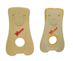 2 Vintage Tab Grabber Can &amp; Bottle Openers Made in the USA 1983 Missing Magnets - £7.77 GBP