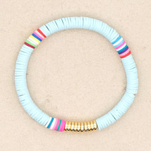 GO2BOHO Heishi Bracelets Women 2020 Fashion Summer Polymer Clay Beads Bracelet A - £8.49 GBP