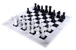 Handmade Marble Chess Set Indoor Adult Chess Game Marble Chess Board Han... - £172.40 GBP