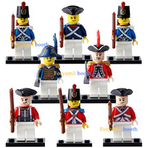 8pcs/set The Red Coats The Marine Corps - American Civil War Minifigure Toy - $16.99