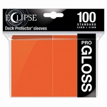 Ultra Pro Deck Protector: Eclipse Gloss: Pumpkin Orange (100) - $14.24