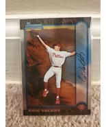 1999 Bowman Intl. Baseball Card | Eric Valent RC | Philadelphia Phillies... - $18.25 MXN