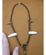 G162-600 1.75" Alligator Tooth + 3 claw TOE tiger's eye + water buffalo ... - €54,97 EUR G162-600 1.75" Alligator Tooth + 3 claw TOE tiger's eye + water buffalo ... - €54,97 EUR