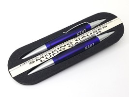 90s KENT Cigarettes Promo Ballpoint Pen &amp; Mechanical Pencil Set - New Un... - £23.51 GBP