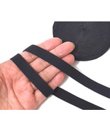 1/2" /13mm width -5 yds -50 yds Soft & Thin Black Waistband Elastic Band EB88 - $5.99 - $29.99