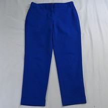 Express 4 Royal Blue Editor Slim Cuffed Cropped Stretch Womens Dress Pants - £11.94 GBP