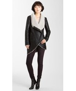 Helmut Lang $2195 Weathered Shearling Leather Jacket Coat P XS - $586.74 CAD