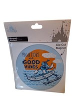 Disney Parks Lilo & STITCH High Tides & Good Vibes Large Die-Cut Car Magnet NEW - $14.65