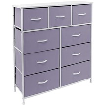 Sorbus Kids Dresser with 9 Drawers - Furniture Storage Chest Tower Unit for Bedr - £128.68 GBP