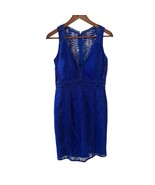 NWT Babydoll Floral Womens Midi Dress Hoco Lace Sheer Size Large Romantic - $514.81 MXN