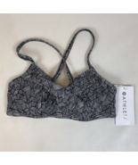 Athleta Laguna Twister Black Criss Cross Bikini Removable Pads Size 32 B... - $40.73 CAD
