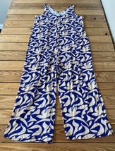Storq Women’s Maternity Sleeveless Jumpsuit Size 3 Blue RTR1 - £45.94 GBP