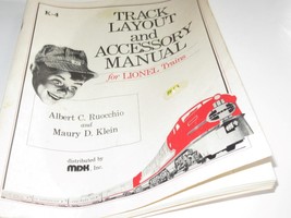 VINTAGE K-LINE TRAINS - K-4 TRACK LAYOUT AND ACCESSORY MANUAL BOOK- FAIR... - £7.31 GBP