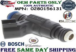 Single Bosch Genuine Fuel Injector For 2005, 2006 Cadillac Sts 3.6L V6 Brand New - £59.02 GBP
