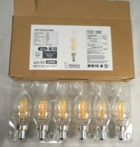 DAYBETTER LED Candelabra Bulbs QCSD6 E12 Chandelier Light Bulbs Warm Whi... - $14.80