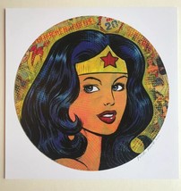 Wonder Woman 12x12&quot; signed print By Frank Forte Pop Surrealism DC Comics Pop Art - £14.92 GBP