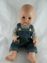 Corolle Drink & Wet Baby Doll with new Corolle labeled Outfit All vinyl 2002 14" - £23.22 GBP