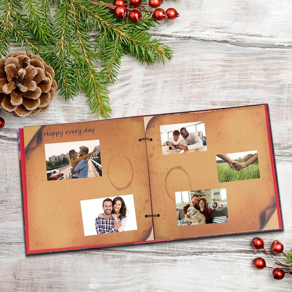 Large 60-Page Adventure Scrapbook - Customizable Album for Family & Friends Item image 9