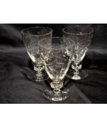 Antique Unknown Maker EMBOSSED CRYSTAL Daisy Pattern Cocktail Glass - Se... - $39.91