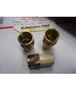 3-KBI Charlotte  CPVC 3/4&#39; SLIP Female Adapter 1&quot; female BRASS (3PACK) - $20.99