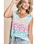 BiBi Leopard V-Neck Tank - €26,24 EUR