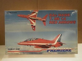 Premier Model KIT- P3102 B Ae Hawk T.Mk 1A &#39;red ARROWS&#39;- 1:48- NEW- W55 - £16.35 GBP