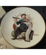 Ship Ahoy, Norman Rockwell- 1978 Danbury Mint Gorham Coll. Plate COA - $40.60 CAD