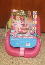 2-in-1 Snug &#39;n Secure Swing Pink 9M - 4YR Infant Safety Bar ,Toddler Swing - $14.46