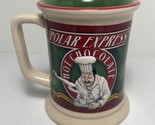 Polar Express 3D Embossed Heavy Hot Chocolate Coffee Cup Mug 12 oz - £8.76 GBP